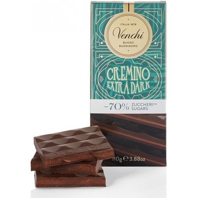 Venchi hořká čokoláda Cremino S MIN CUKRU 100 g – Zboží Mobilmania