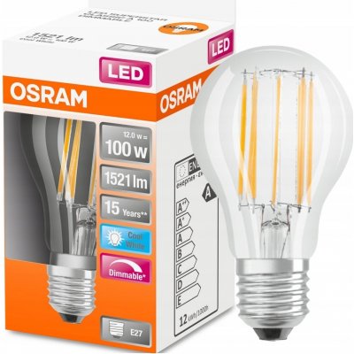 Osram 4058075448100 LED EEK2021 D A G E27 klasická žárovka 11 W = 100 W neutrální bílá – Hledejceny.cz