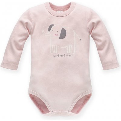 Body dlouhý rukáv Pinokio Wild Animals Elephant Pink – Hledejceny.cz