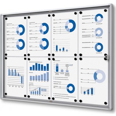 Jansen Display Economy interiérová vitrína 8 x A4 – Zbozi.Blesk.cz