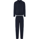 Livergy pánské pyžamo dlouhé propínací tm.modré – Zboží Dáma