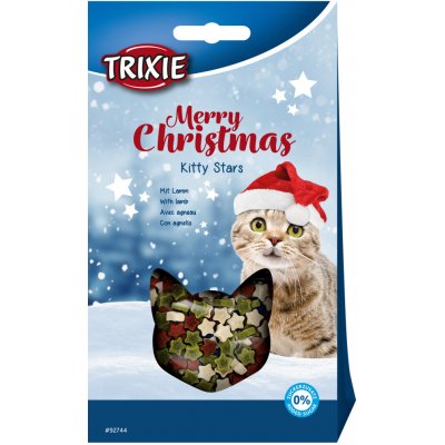 Trixie Vánoční hvězdičky s jehněčím pamlsek pro kočky 140 g