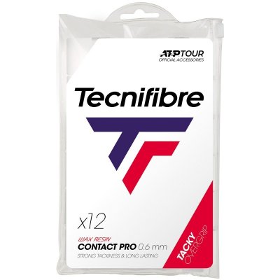 Omotávky Tecnifibre ATP Pro Contact 12 ks, white TECNIFIBRE