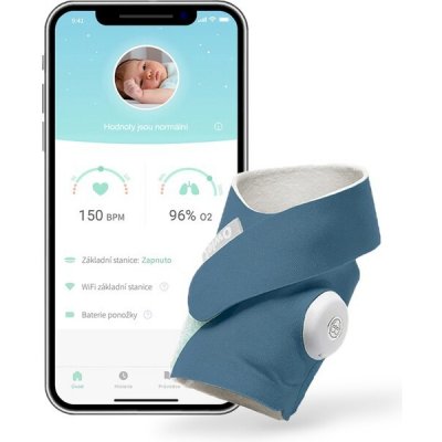 Owlet Smart Sock 3 mořsky modrá – Zboží Dáma