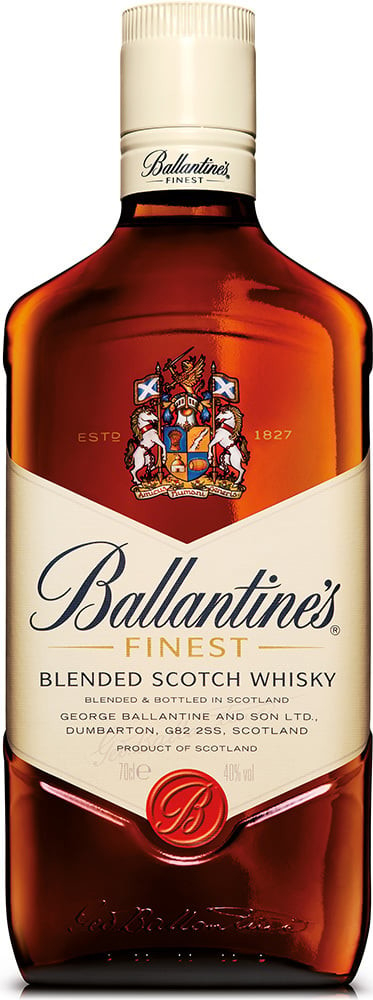 Ballantine’s Finest plech 40% 0,7 l (holá láhev)