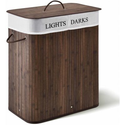 Juskys JS107620 100 l 52 x 32 x 63 cm hnědý – Hledejceny.cz