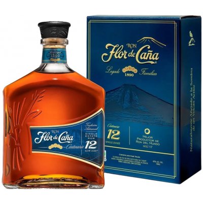 Flor de Caña Centenario 12y 40% 0,7 l (holá láhev) – Hledejceny.cz