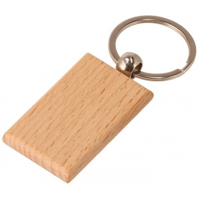 Přívěsek na klíče ČistéDřevo Dřevěný bukový obdélník – Hledejceny.cz