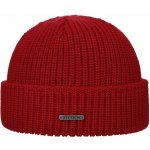 Nízká čepice s texturovaným úpletem Stetson Low Merino Beanie Black – Hledejceny.cz