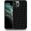 Pouzdro a kryt na mobilní telefon Apple Pouzdro Picasee silikonové Apple iPhone 11 Pro - Separ - Black On Black 2 černé