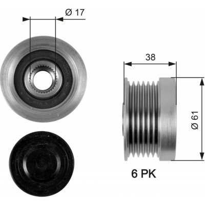 Předstihová spojka GATES OAP7036 – Zbozi.Blesk.cz