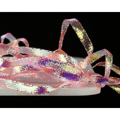 Sybai Hřbítková Stuha Mirage Braidback Black Light Pink 3,5mm 1m – Hledejceny.cz
