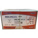 Chirlac rapid braided natural 4/0 (EP1,5), 1 x 75 cm, DS15, 24 ks v balení – Sleviste.cz