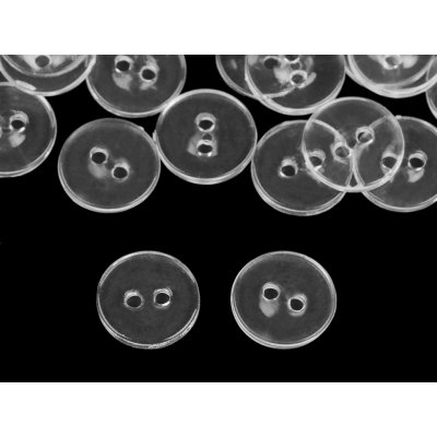 Knoflík mandlovací velikost 24" s praním do 95°C Varianta: 1 transparent, Balení: 25 ks – Hledejceny.cz