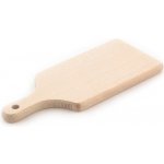 KOLIMAX Dřevěné kuchyňské prkénko - hranaté s úchytem, 30,5 x 14 x 1,6 cm – Zboží Dáma