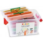 Primo PP box Voskové pastelky Ø 8,8 mm, délka 85 mm, 216 ks – Sleviste.cz