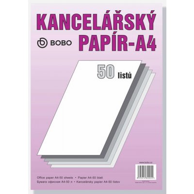 Kancelářský papír A4, 70g, 50 listů – Zboží Mobilmania