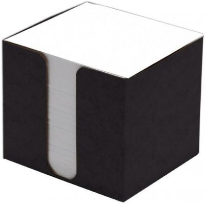 Špalík Ceasar 8,5x8,5x8cm/box nelepený, transparentní - černý – Hledejceny.cz