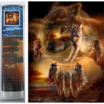 Norimpex Diamantové malování Lapač snů s vlky 30 x 40 cm – Sleviste.cz