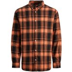 Jack&Jones pánská košile Jorcozy wide fit 12246648 ginger – Zboží Mobilmania