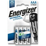 Energizer Ultimate Lithium AAA 4 ks EL001 – Zboží Živě