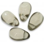 Šedé slzičky, 9x6mm (10ks) – Sleviste.cz
