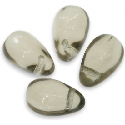 Šedé slzičky, 9x6mm (10ks) – Sleviste.cz