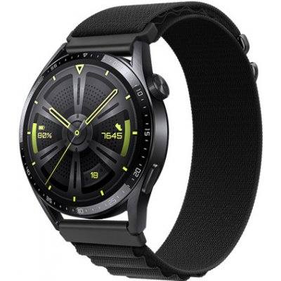BStrap Nylon Loop řemínek na Huawei Watch GT2 42mm, black SSG036C0107 – Zboží Mobilmania