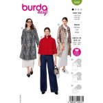 Střih Burda 5688 na dámský kabát a kabátek ve trojím provedení – Zboží Dáma