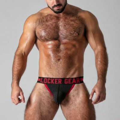 Jocksy Locker Gear LK0526 Push It Jockstrap červené – Zboží Mobilmania