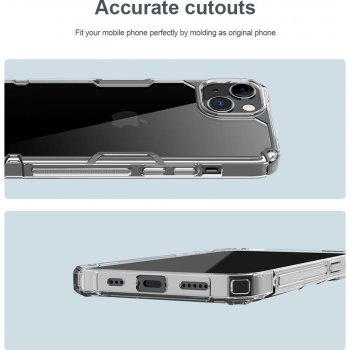 Pouzdro Nillkin Nature TPU Apple iPhone 14 Pro čiré