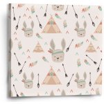 Sablio Obraz Zajíček indián - 50x50 cm – Hledejceny.cz