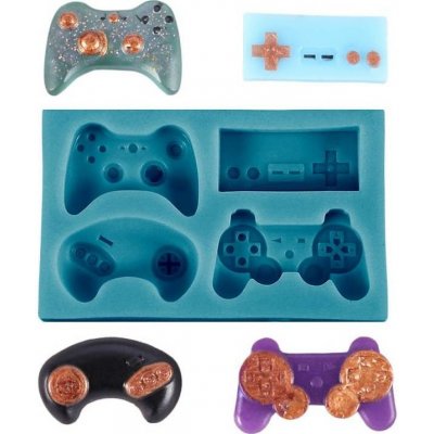 Cakesicq Silikonová forma gamer 10x6cm – Zboží Dáma