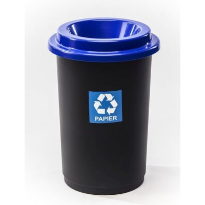 Plafor plastový ECO BIN 50 L modré víko – Zboží Dáma