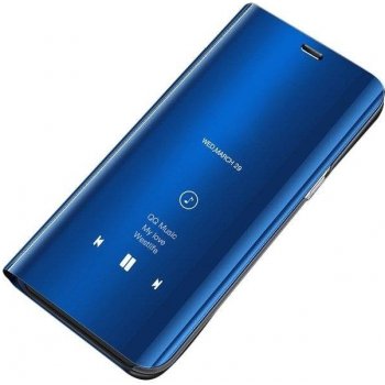 Pouzdro Beweare Clear View Samsung Galaxy S10 Plus - modré
