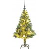 Vánoční stromek Prolenta Maison Exclusive Umělý vánoční stromek se 150 LED a sadou koulí zasněžený 150 cm