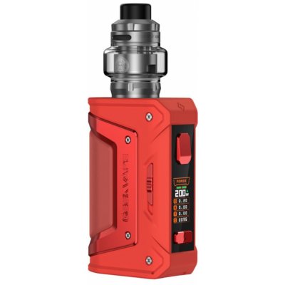 GeekVape L200 Classic Kit s Z Max Tank 200W Červená 0 mAh 1 ks – Zbozi.Blesk.cz