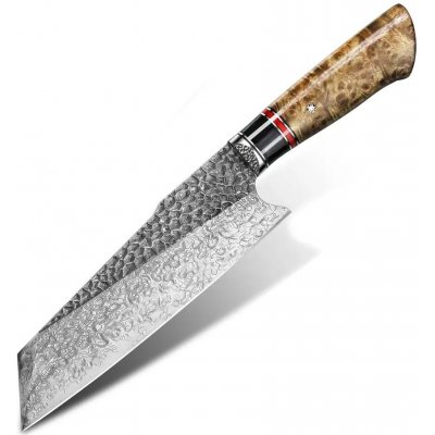 KnifeBoss damaškový nůž Gyuto Chef 8" Burl Wood 172 mm – Zboží Mobilmania