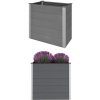 Květináč a truhlík zahrada-XL Vyvýšený záhon dřevoplast 100 x 50 x 91 cm šedý