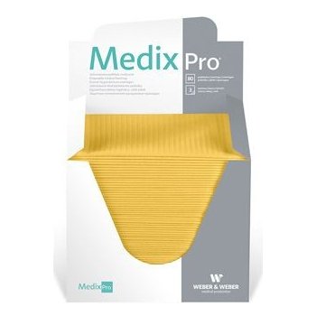 MedixPro Podložka skládaná v boxu 33 x 48 cm 80 ks žlutá