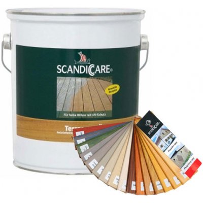 Scandiccare terasový olej na dřevo Tónovaný 1 l Hnědošedý – Sleviste.cz