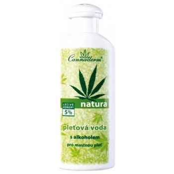 Cannaderm Natura pleťová voda mastná pleť 200 ml