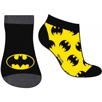 E plus M EplusM Batman ponožky Černá