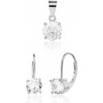 JVD Něžná stříbrná sada šperků SVLS0130SJ6BI00 – Zboží Mobilmania