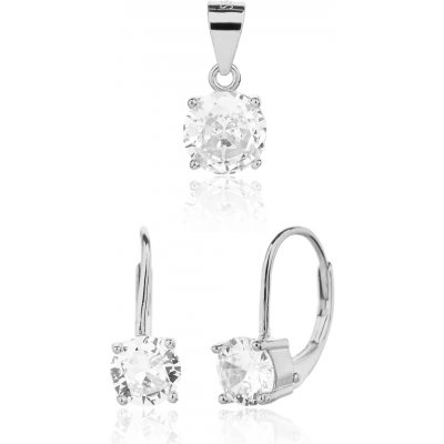 JVD Něžná stříbrná sada šperků SVLS0130SJ6BI00 – Zboží Mobilmania