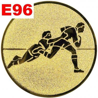 Emblém E96 RAGBY umístění na sportovní pohár nebo medaili 50 mm – Hledejceny.cz