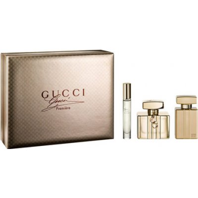 Gucci Gucci Premiere SET: Parfumovaná voda 75ml + Tělové mléko 100ml + Parfumovaná voda 7,4ml Pre ženy Parfumovaná voda