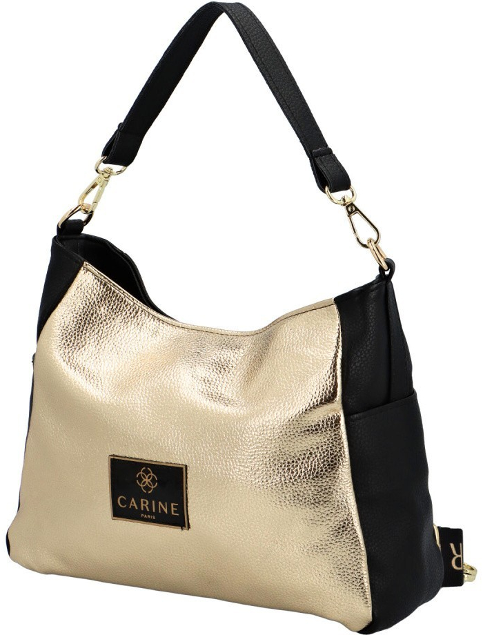 Carine dámská luxusní kabelka Jeanne černo-zlatá od 1 089 Kč - Heureka.cz