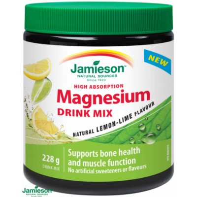 JAMIESON Hořčík DRINK MIX příchuť citrón limetka 228 g – Hledejceny.cz