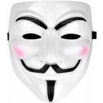 Maska Anonymous Vendeta bílá – Zboží Dáma